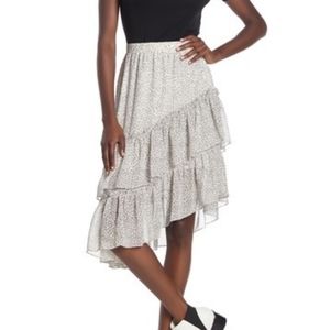 1 State ruffle tier asymmetrical midi skirt 2